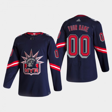 Herren Eishockey New York Rangers Trikot Custom 2020-21 Reverse Retro Authentic